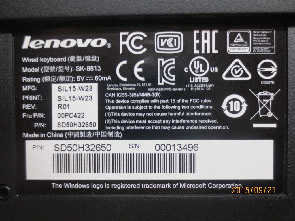 Lenovo Dt Kyb - 00PC422
