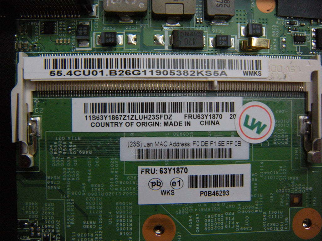 Lenovo Pl System Boards - 63Y1870