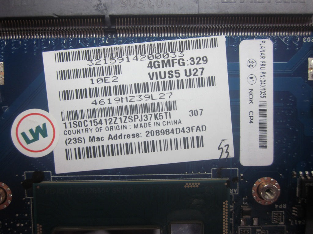 Lenovo Mb Assembly - 04X1035