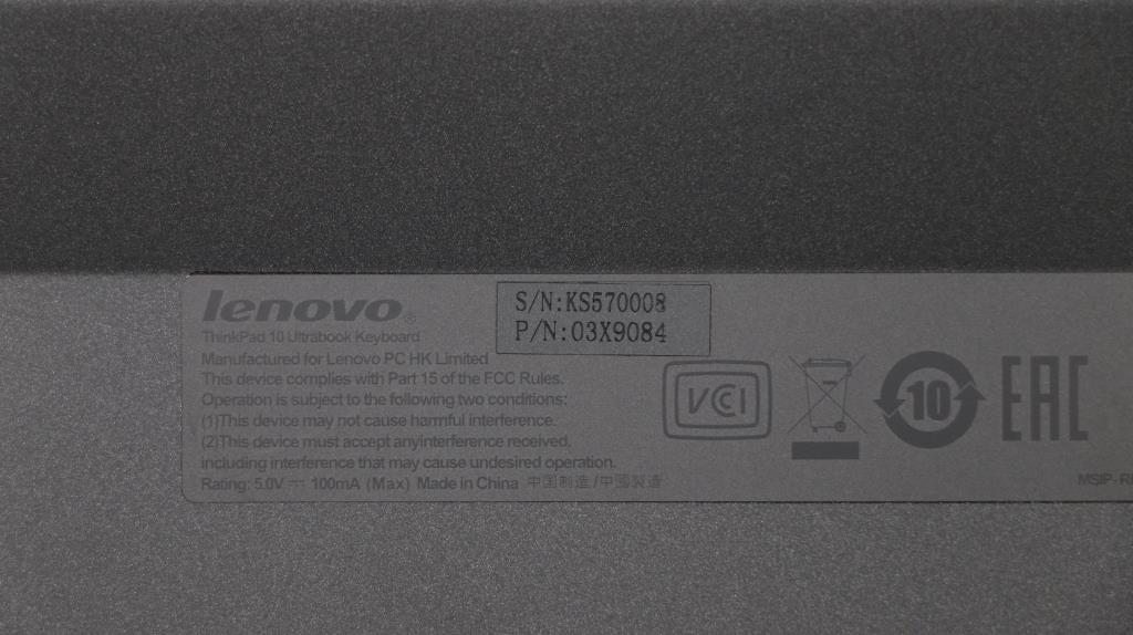 Lenovo Ki Keyboards Internal - 03X9084