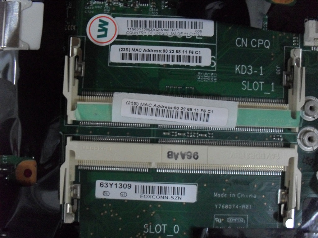 Lenovo Replacement Part - 63Y1309