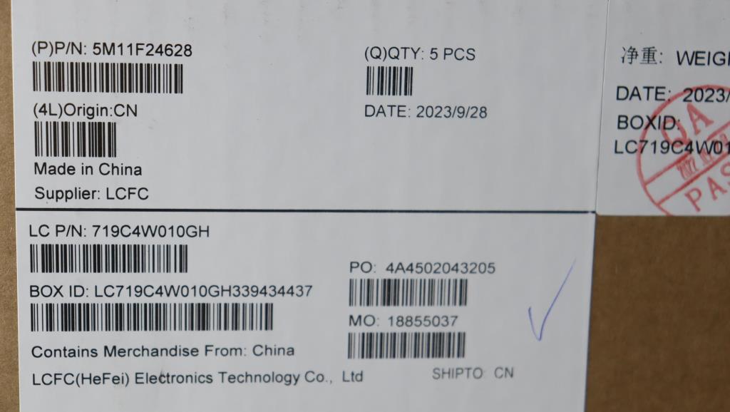 Lenovo Mech_Asm Kbd/C Por Bklt (Sun) - 5M11F24628