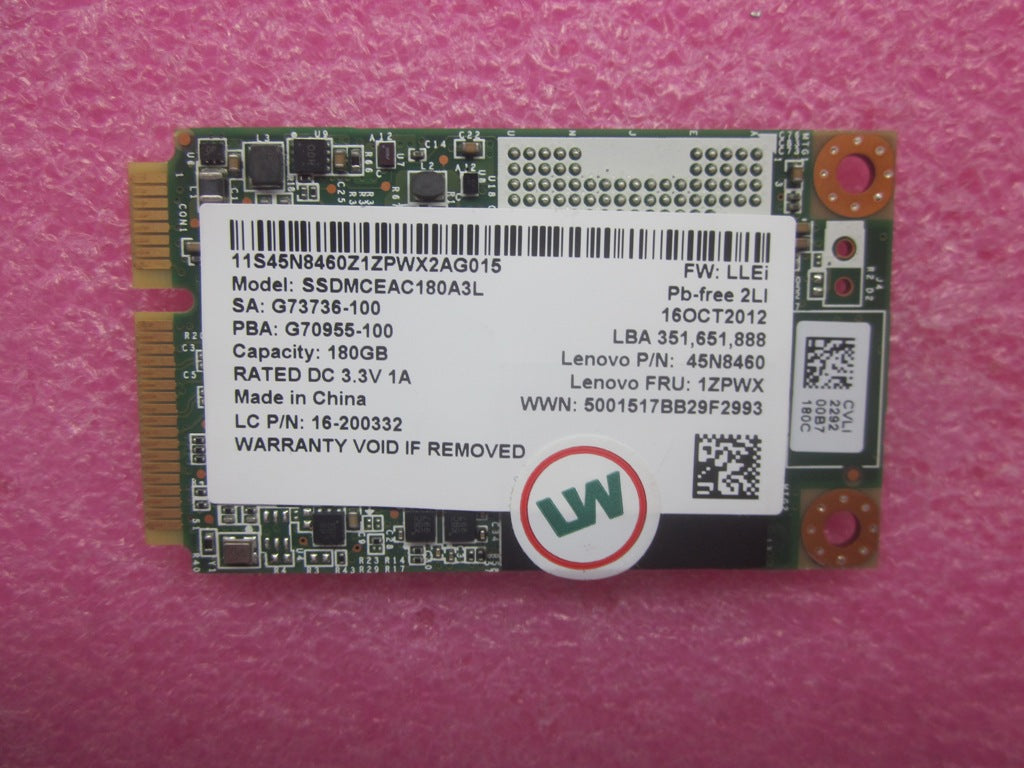 Lenovo Assemblyssd180Gbw/Mylar - 45N8461