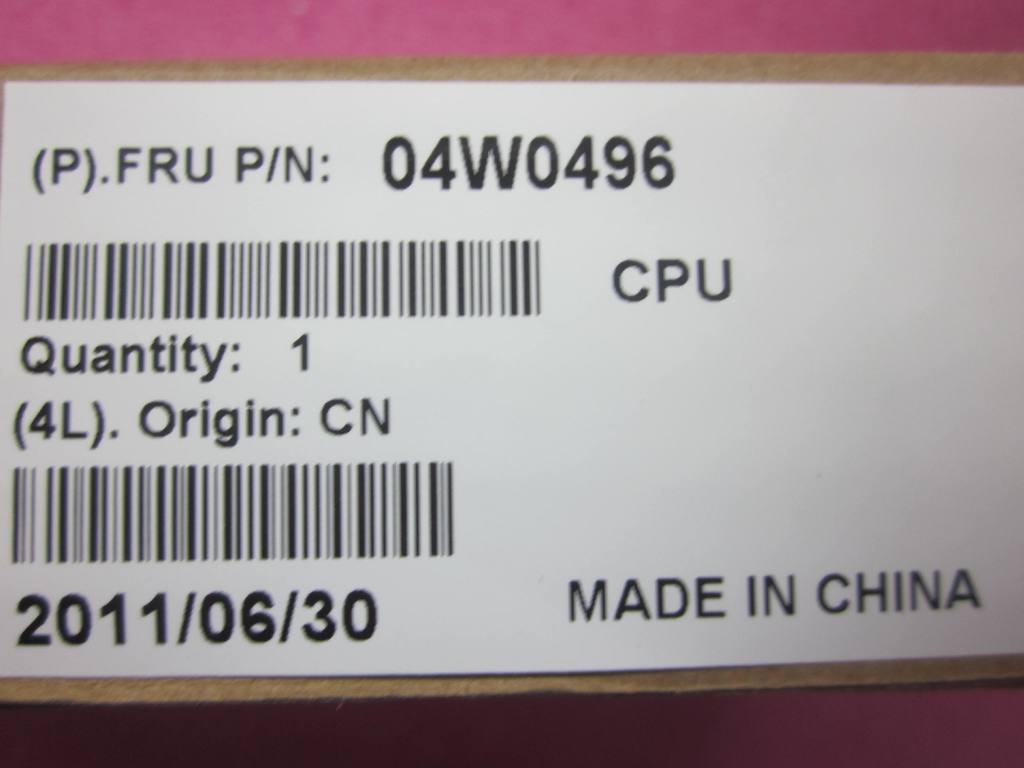 Lenovo Cdpop Cpu I5-2410M 2.30Ghz - 04W0496