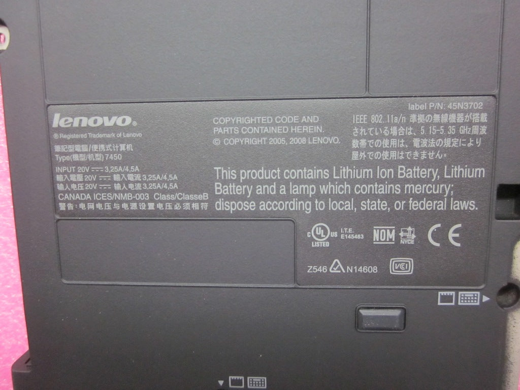 Lenovo Cover Base Cvr 7450 - 60Y4614