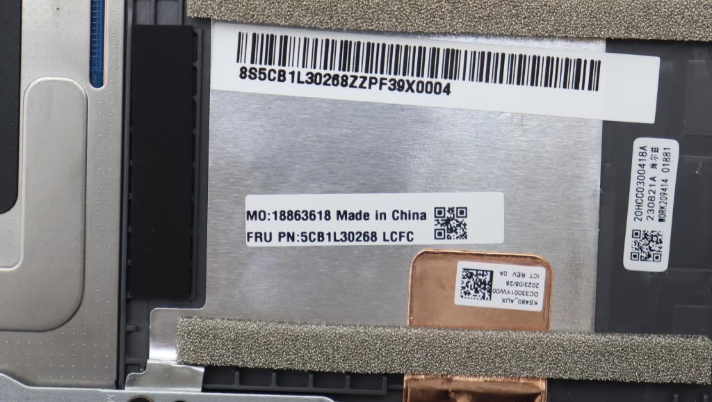 Lenovo Cover Upper Case Assembly La S - 5CB1L30268