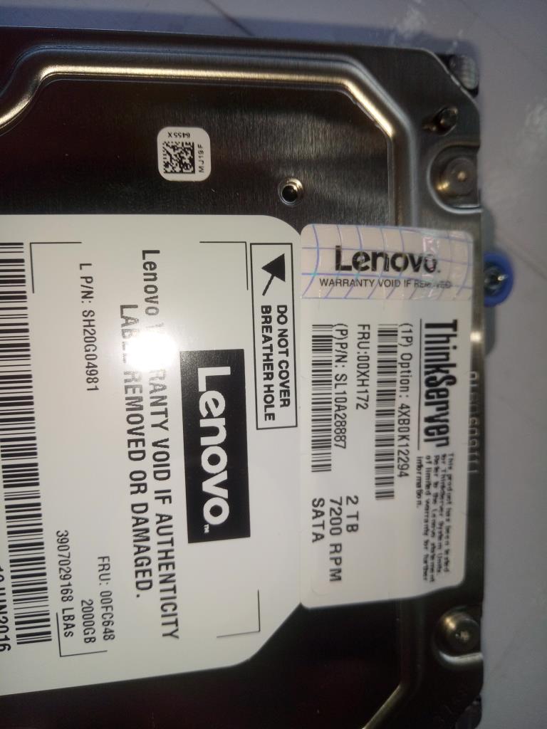 Lenovo 00XH172 Hd Hard Drives