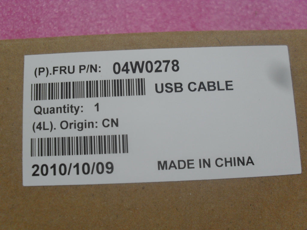 Lenovo Cdpop Usb Board / Cable Asm - 04W0278