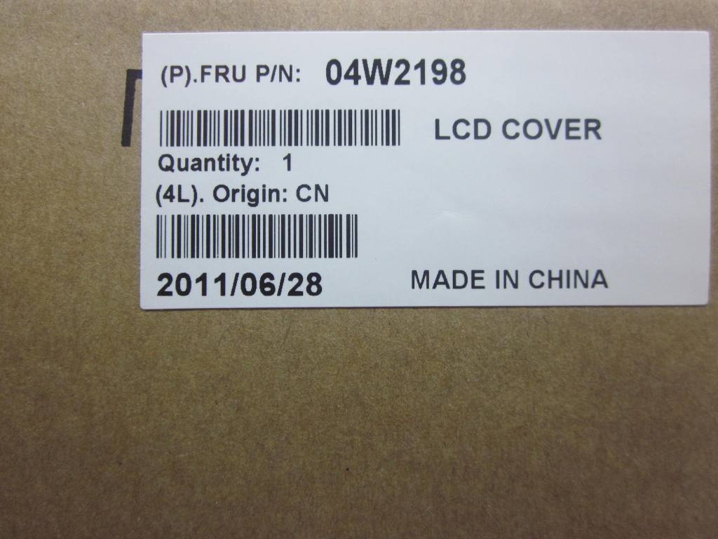 Lenovo Cover Lcd Cover Kit Black - 04W2198