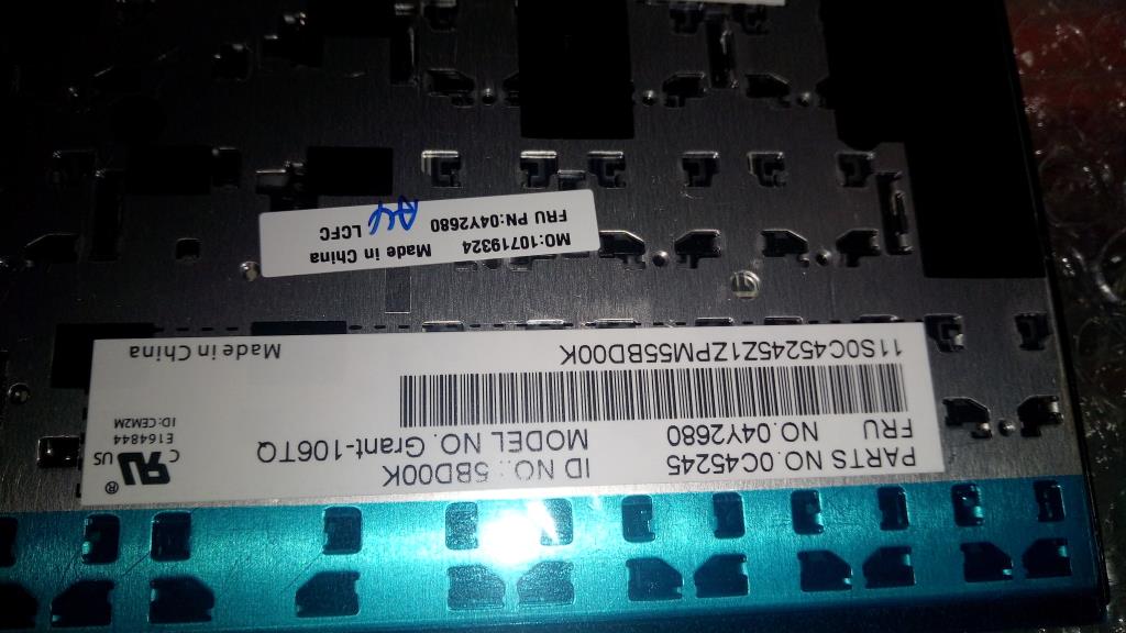 Lenovo Ki Keyboards Internal - 04Y2680