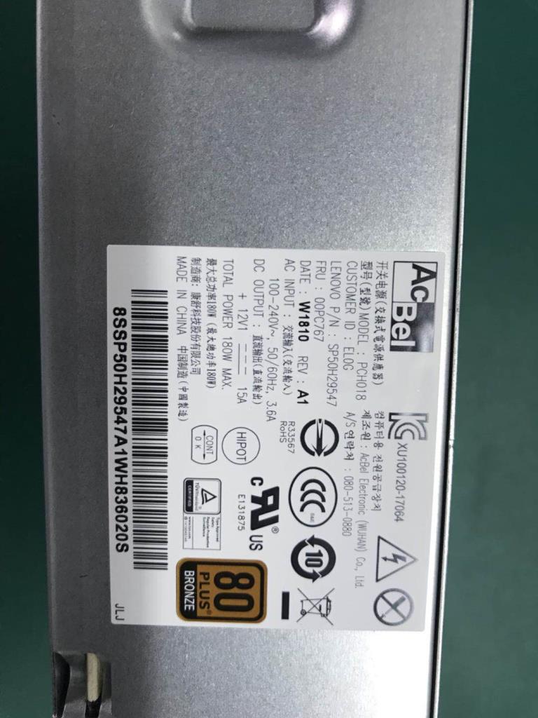 Lenovo 100240Vacm710E 180W Es - 00PC767
