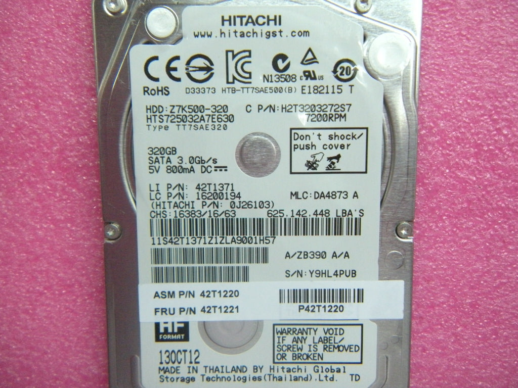 Lenovo 42T1221 Hard Drives