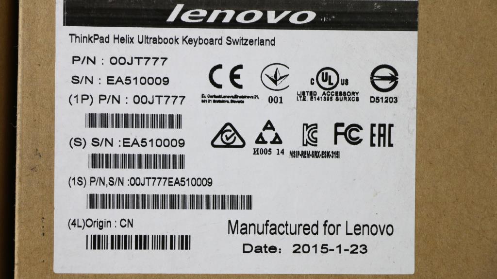 Lenovo Ki Keyboards Internal - 00JT777
