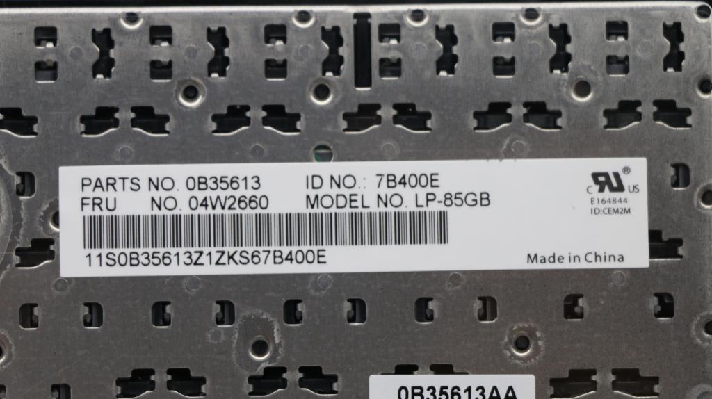Lenovo Ki Keyboards Internal - 04W2660
