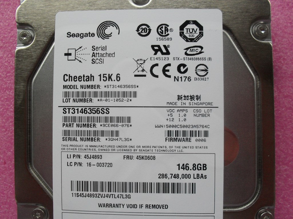 Lenovo 45K0608 Hd-Hard Drives