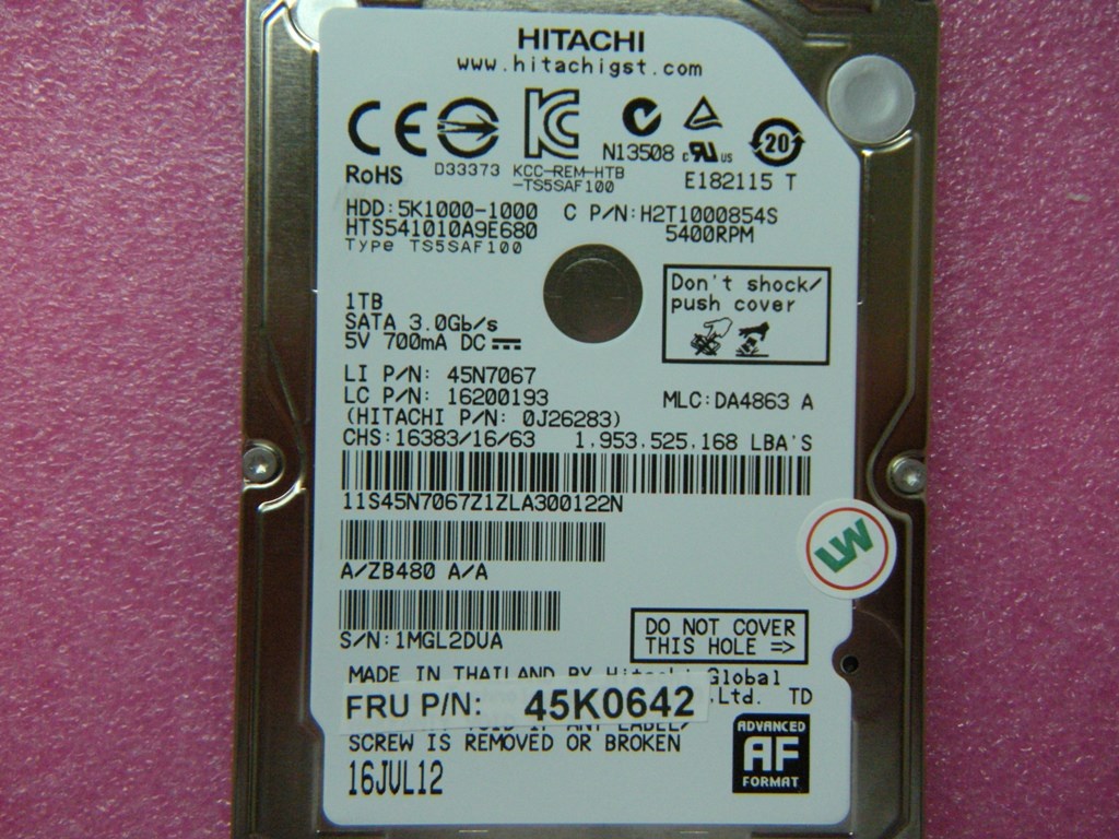Lenovo 45K0642 - Part