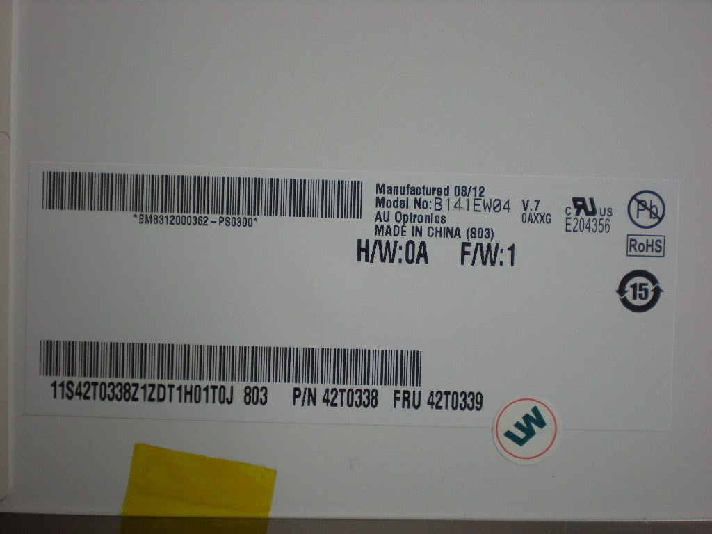 Lenovo 14.1Wxga - 42T0339