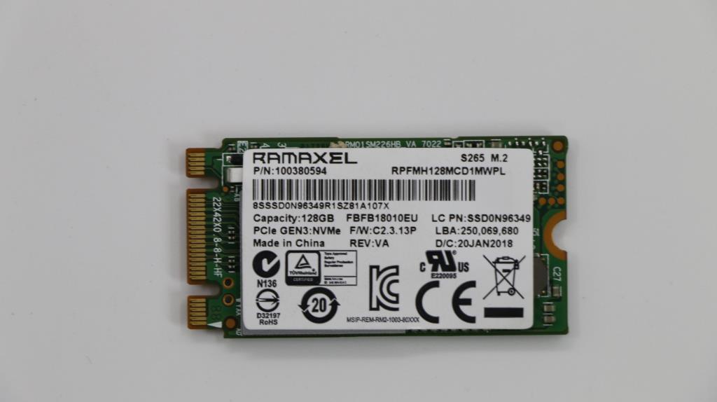 Lenovo Storage Ssd S265 Pcie 128G - 01FR508