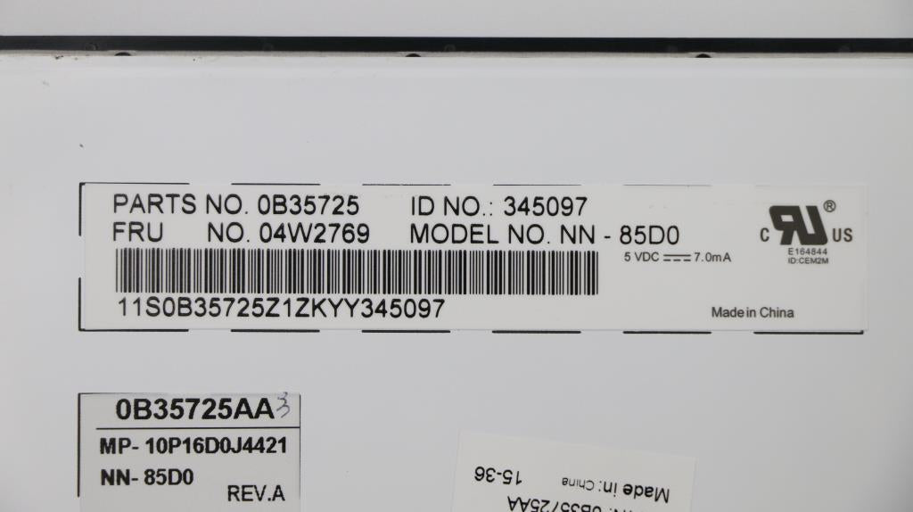 Lenovo Kb Keyboards External - 04W2769