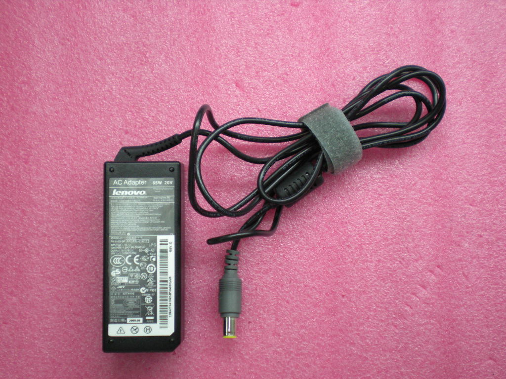 Lenovo (42T4417) Liteon 65W AC Adapter, 20V, 3P