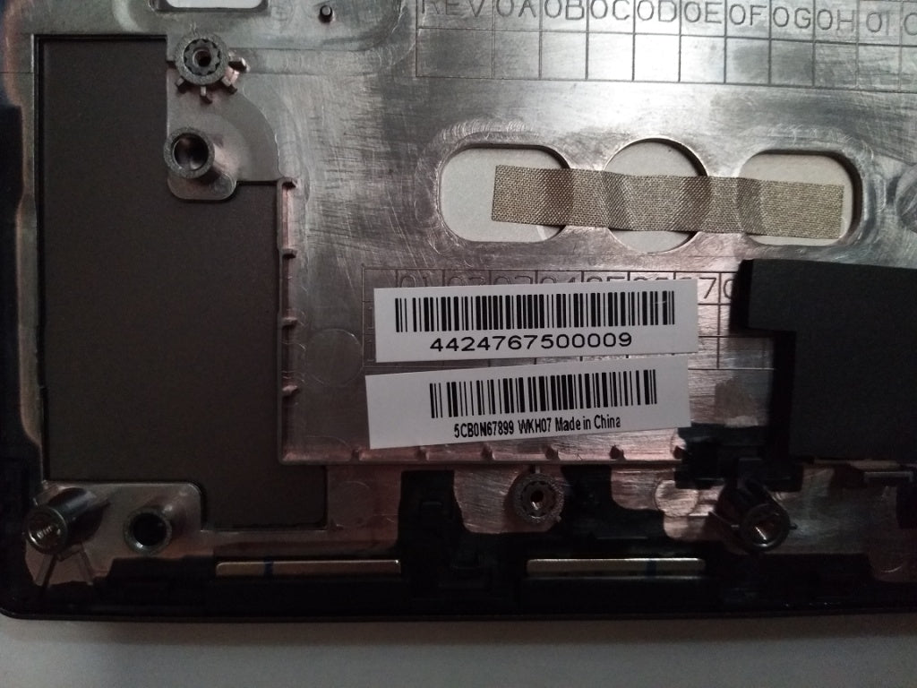 Lenovo Up Assembly Silver W/Keyboard - 5CB0N67889