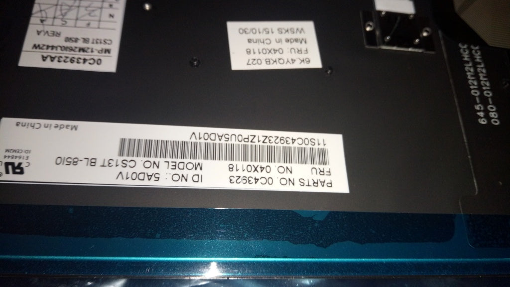 Lenovo Ki Keyboards Internal - 04X0118