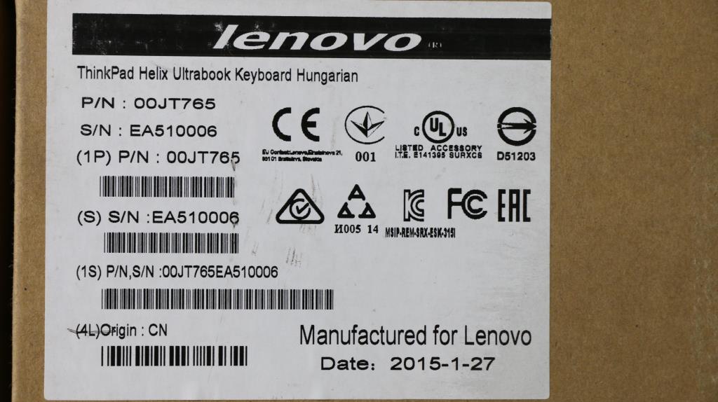 Lenovo Ki Keyboards Internal - 00JT765
