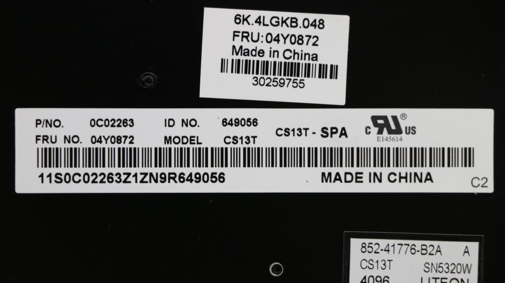 Lenovo Ki Keyboards Internal - 04Y0872