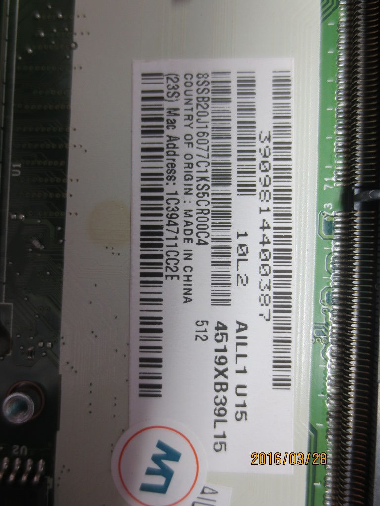 Lenovo Pl System Boards - 00UR710