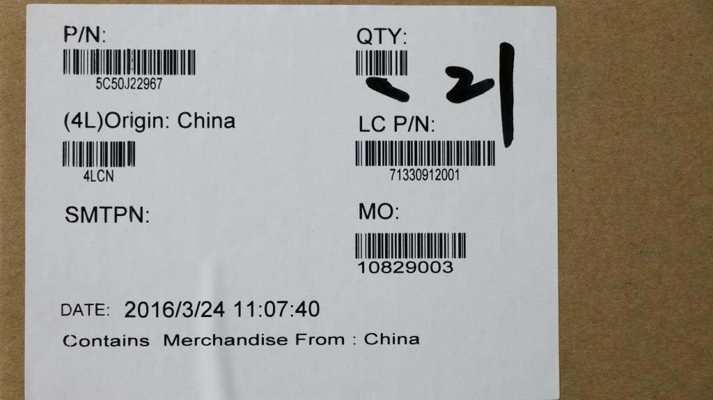 Lenovo Ci Cards Misc Internal - 5C50J22967