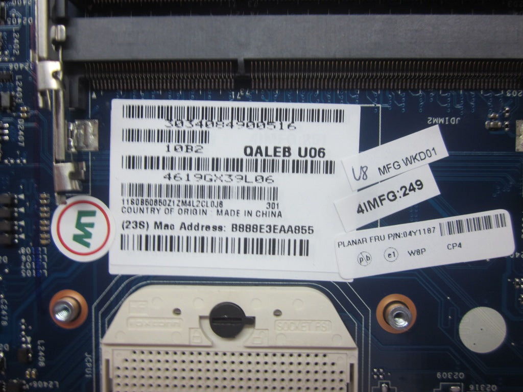 Lenovo Mbamdintegratedfusiongraphicpr - 04Y1187