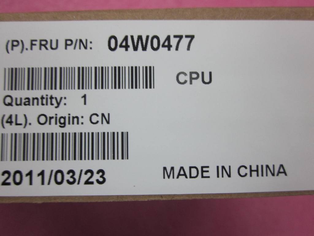 Lenovo Cdpop Cpu Asm I5-480M Pga - 04W0477