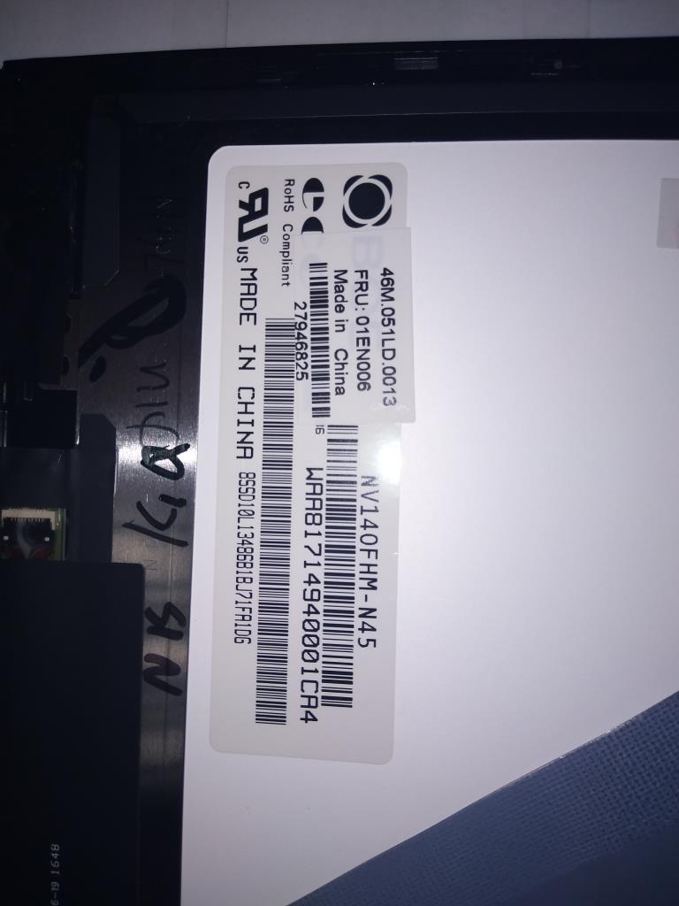 Lenovo Assembly Tft Lcd 14-Inch Fhd T - 01EN006