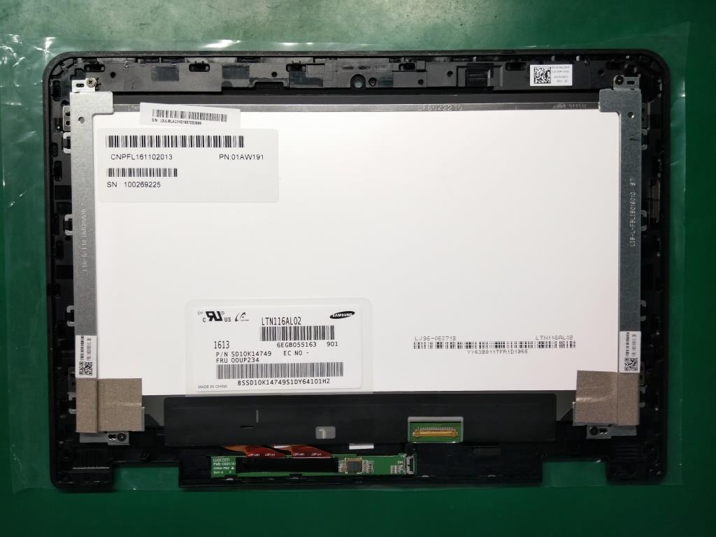 Lenovo (01AW191) 11.6" LCD Module, HD Touch, GFF Design