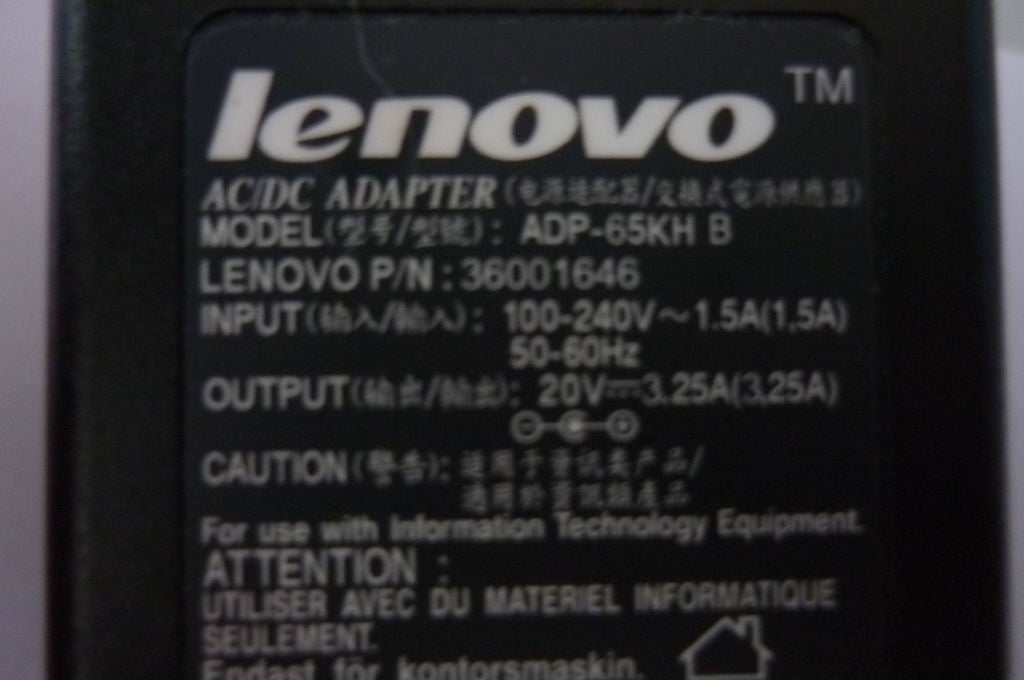 Lenovo Adapter Delta Adp-65Kh B - 36001646