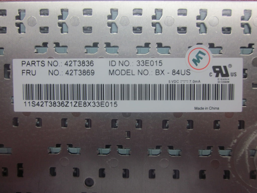 Lenovo Keyboard Bx Keyboard Cny Us - 42T3869