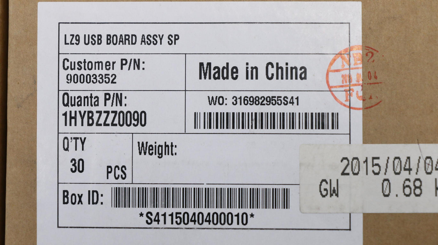 Lenovo Lz9 Usb Board 39Lz9Ub0000 - 90003352
