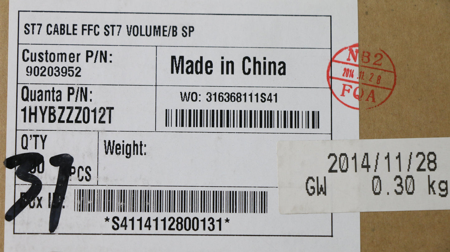 Lenovo St7 Cable Ffc St7 Volume/B Sp - 90203952