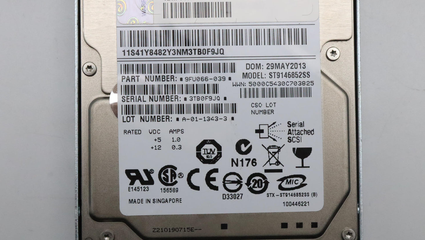 Lenovo 146Gb Hard Drive Unit - 90Y8927