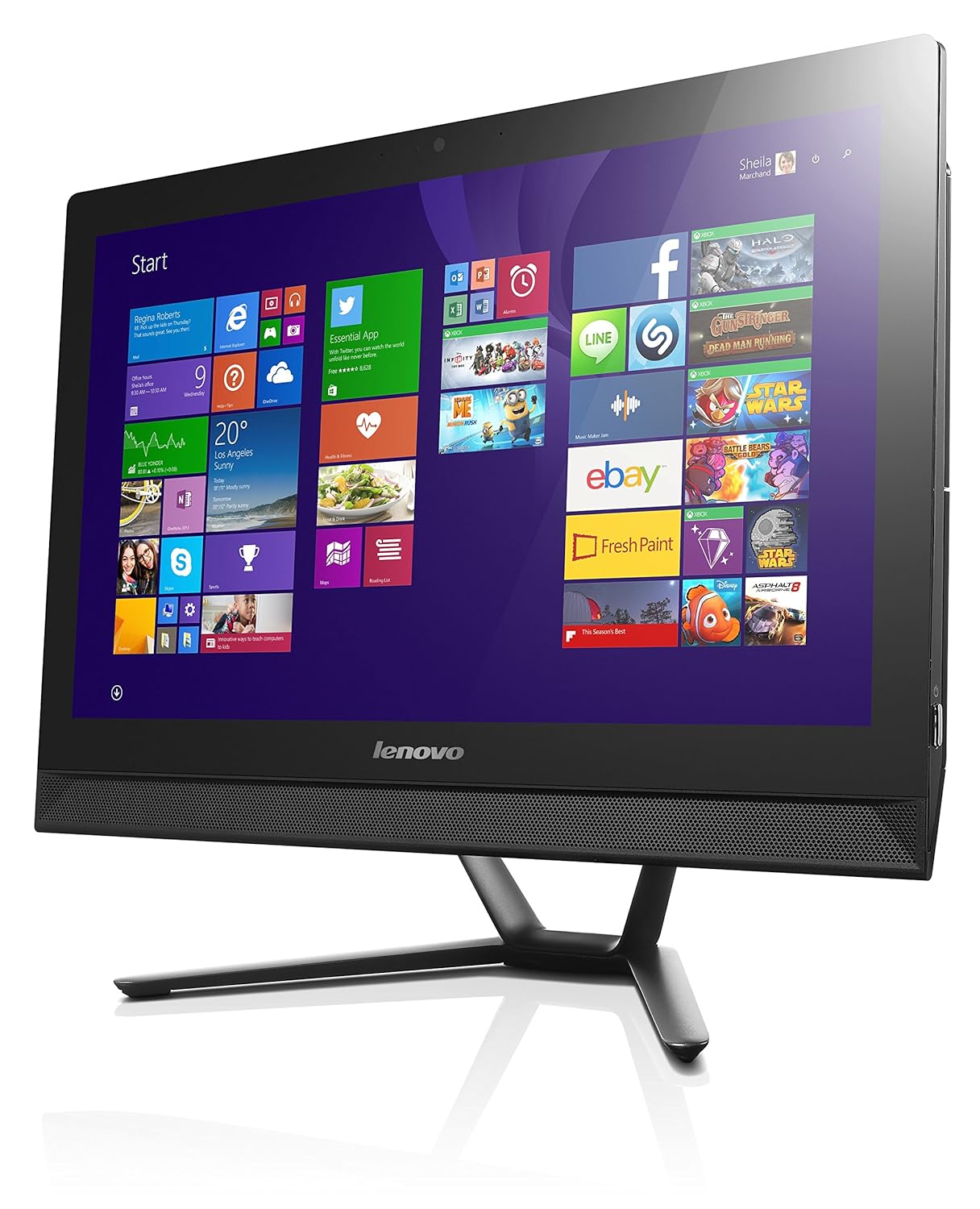 Lenovo C40-05 - 21.5-Inch All-In-One Desktop - F0B50052US