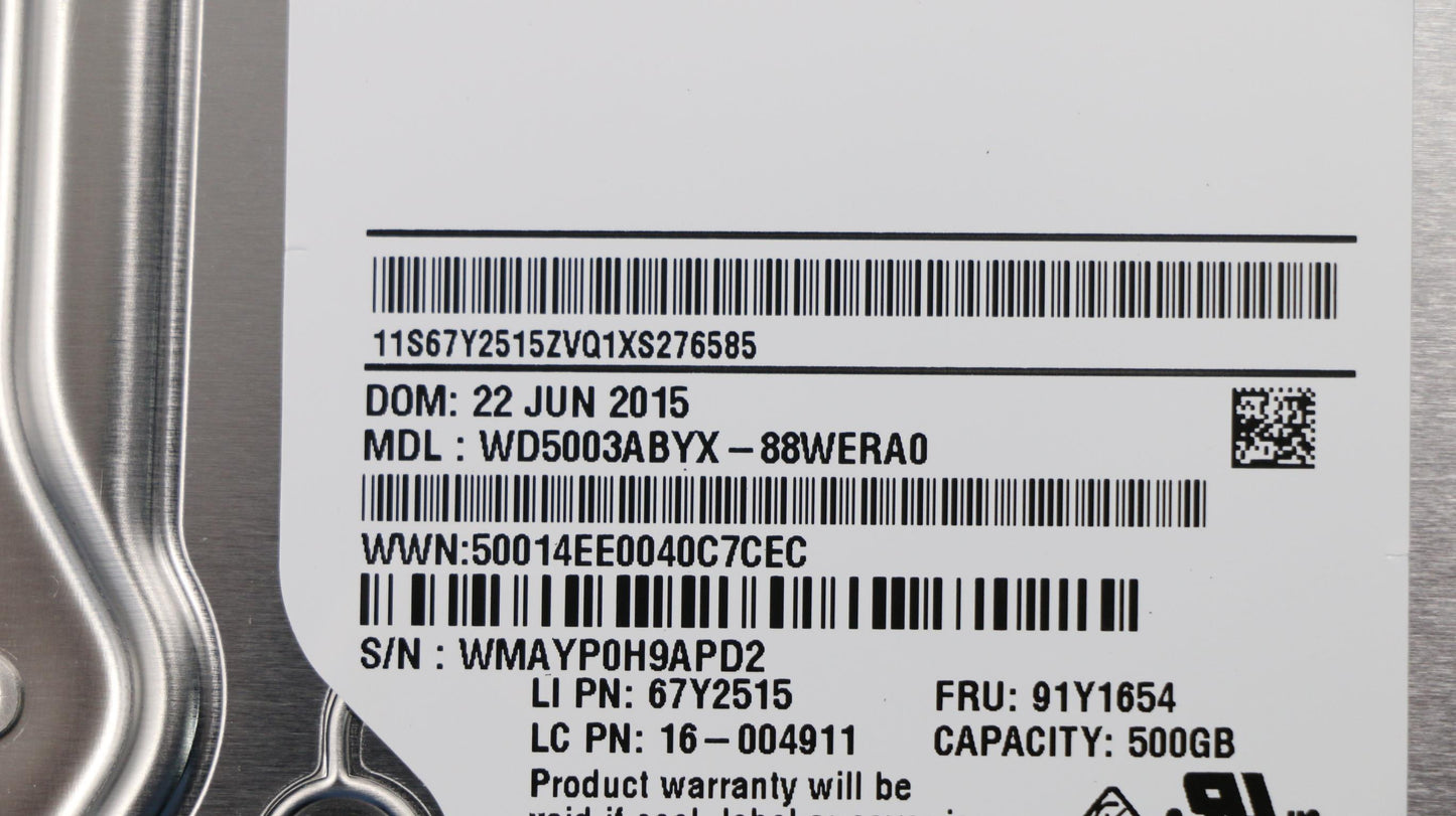 Lenovo Hd Hard Drives - 91Y1654