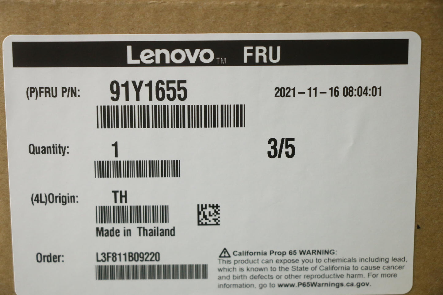 Lenovo Hd Hard Drives - 91Y1655