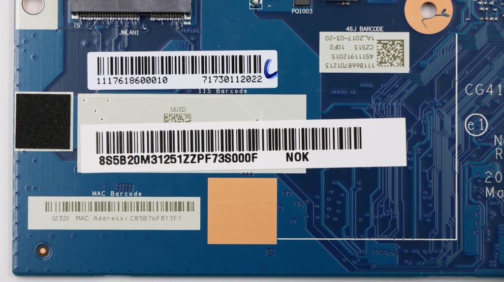 Lenovo Mb I5-7200U N16Sgtr 2Gl D4G Nb - 5B20M31251
