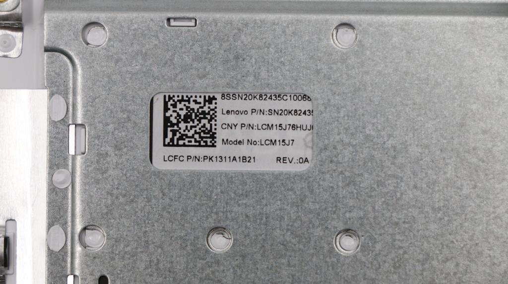 Lenovo Logic Upper Assembly Bl Wht Hu - 5CB0M31276