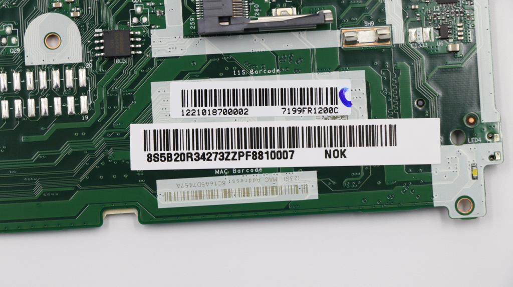 Lenovo System Board Planar Motherboar - 5B20R34273
