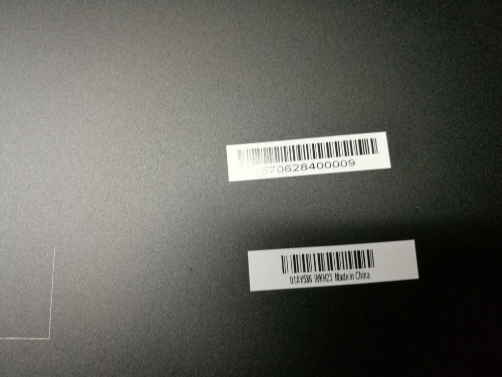 Lenovo Lcd Cover 3D Black New - 01AY586