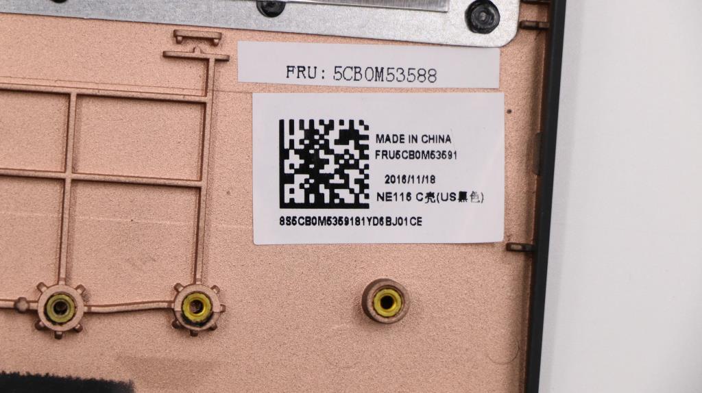 Lenovo Upper Case Asm 3N 80Wg W/Kb Ko - 5CB0M53588