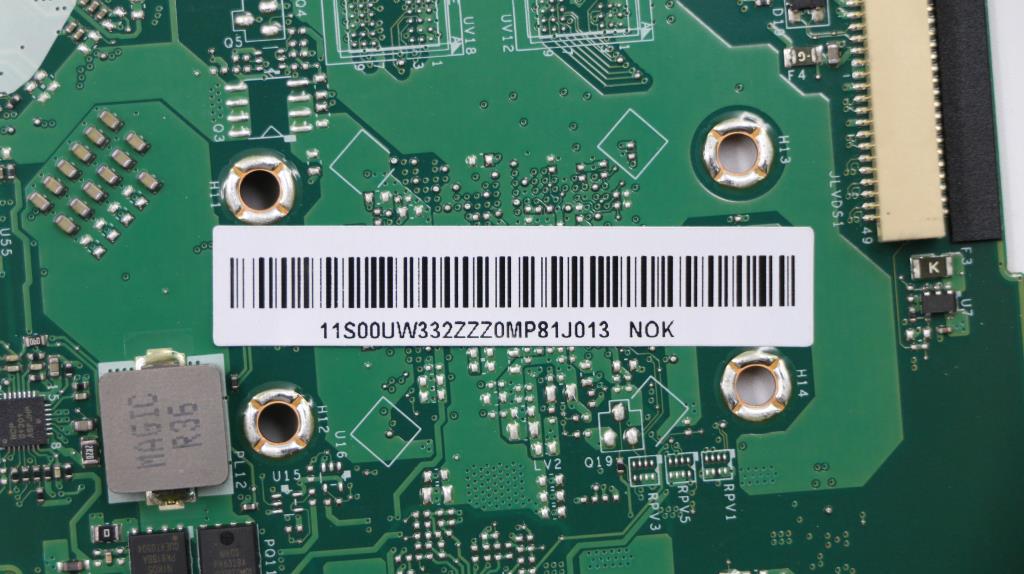 Lenovo Mb Assembly Uma J3060 Nok W/Rt - 00UW332