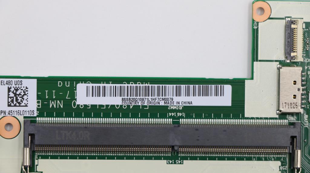 Lenovo El480 Mb Uma I37130U Nok Namt - 01LW385