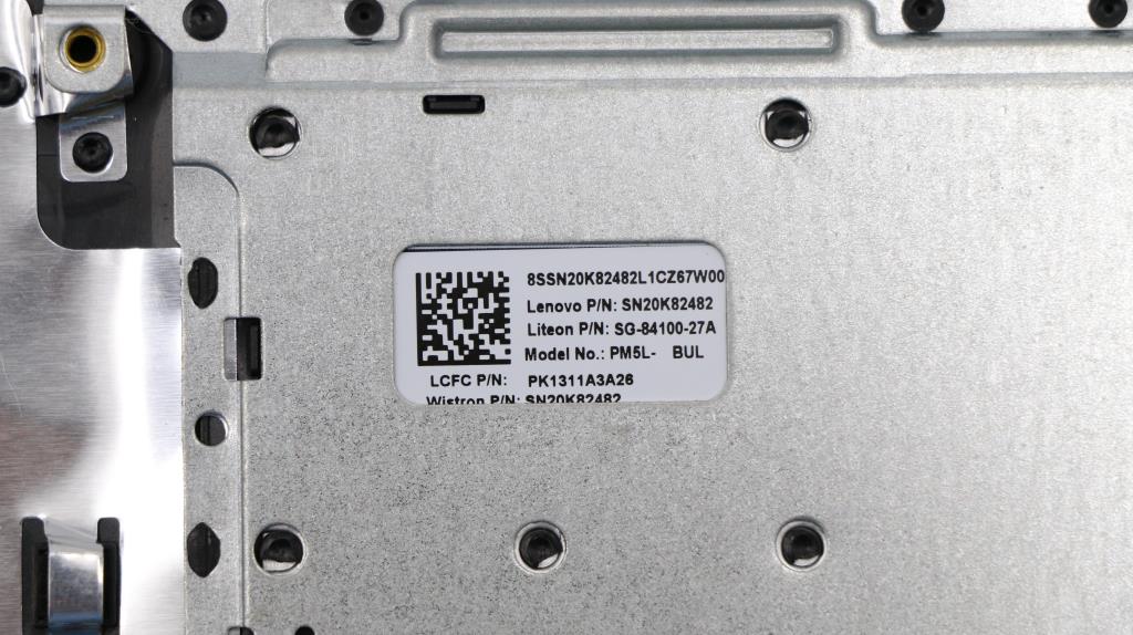 Lenovo Logic Upper Assembly 15T Silve - 5CB0M29219